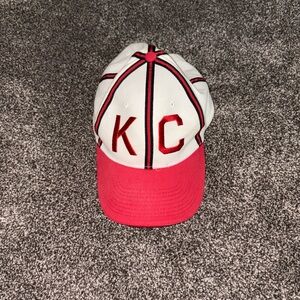 Red and White KC Baseball Cap